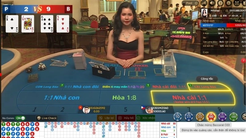 Cách tham gia baccarat đơn giản cho người mới