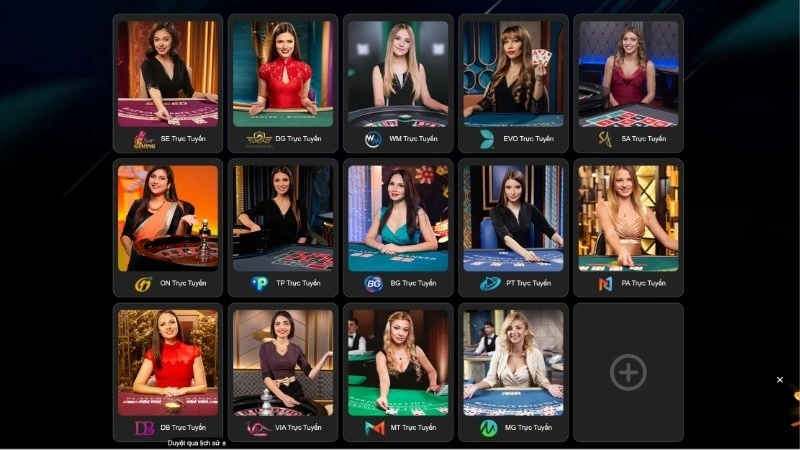 Giới thiệu sảnh Casino W388